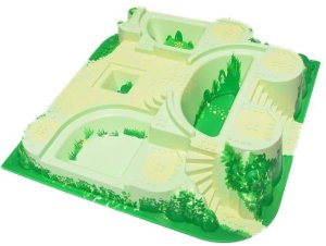 画像2: ベースプレート・レイズド（ベルビルキャッスル・ライトグリーン・ライトイエロー） (2)