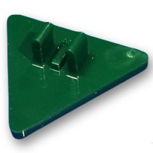 画像2: 三角標識2x2(ダークグリーン) (2)