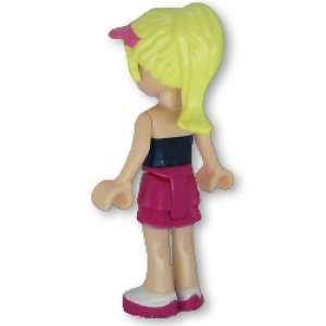 画像2: ステファニー(ダークブルー-トップ・レイヤードスカート-マジェンタ)) (2)