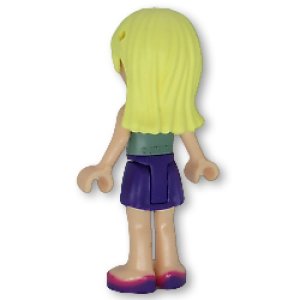 画像2: ステファニー(ノットブラウス-サンドグリーン・スカート-ダークパープル) (2)