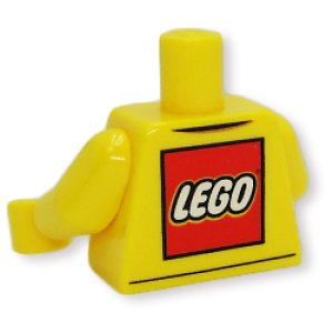 画像2: トルソー（ポロシャツ/イエロー・ペン・LEGOロゴ） (2)