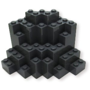 岩壁8x8x6（ダークブルーイッシュグレー）