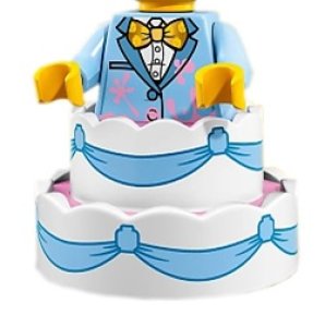 画像2: ケーキコスチューム(ブライトピンク/ホワイト) (2)