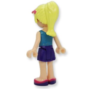 画像2: ステファニー(ダークパープルスカート・ミディアムアジュールトップ) (2)