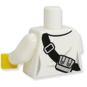 画像2: トルソー(白衣・ネームタグ・無線・試験管) (2)