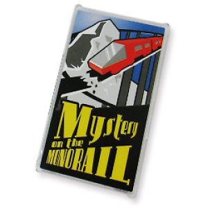 ガラス1x4x6（ムービーポスター・Mystery on the MONORAIL）