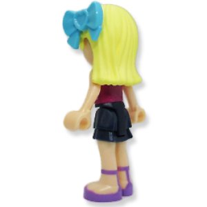 画像2: ステファニー（Vストライプ トップ・ダークブルー スカート） (2)