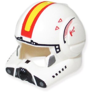 クローン・パイロットオープンヘルメット（イエロー/レッドマーキング）