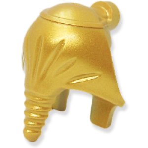 画像2: マミー ヘッドドレス（メタリックゴールド/ミディアムブルー ライン） (2)