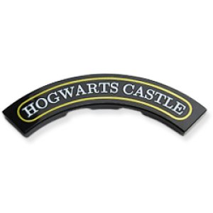 4x4タイル・ラウンドコーナー/マカロニ ワイド（HOGWARTS CASTLE）