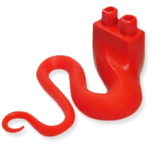 画像2: ローワーボディ・スケールパターン(レッド) (2)