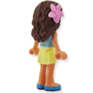 画像2: オリビア（ブライトライトイエロー スカート・ダークピンクトップ/ブルージャケット・フラワー） (2)