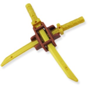 クロスシース・ピン(レディッシュブラウン)