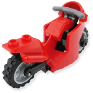 画像2: スポーツバイク(レッド・ハンドル ライトブルーイッシュグレー) (2)