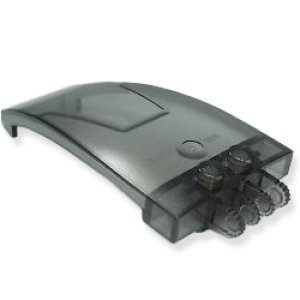 画像2: フロントガラスカーブ8x4x2(トランスブラック) (2)