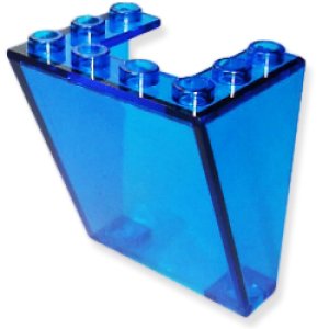 フロントガラス3x4x4ウェッジ（トランスダークブルー）