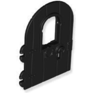 アーチ型鍵穴ドア1x4x6（ブラック）