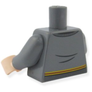 画像2: トルソー(グリフィンドールVネックセーター ダークブルーイッシュグレー・ネクタイ) (2)