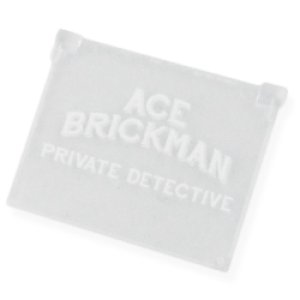 ガラスウィンドウ1x4x3（ACE BRICKMAN PRIVATE DETECTIVE）