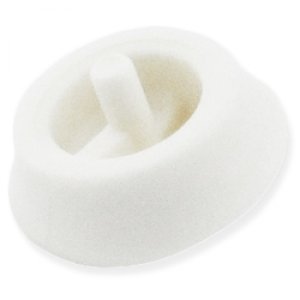 画像2: ピルボックスハット・シルバー フラワー・アタッチメントピン(ホワイト) (2)