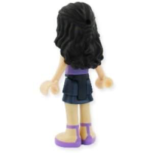 画像2: エマ(ダークブルー スカート・ミディアムラベンダー ベスト) (2)