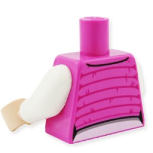 画像2: トルソー(ジャケット ダークピンク・シャツ ホワイト) (2)