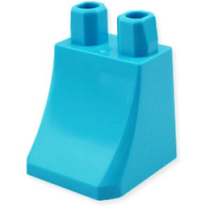 画像2: スカート・ローワーボディ(ミディアムアジュール・シルバー ライン) (2)