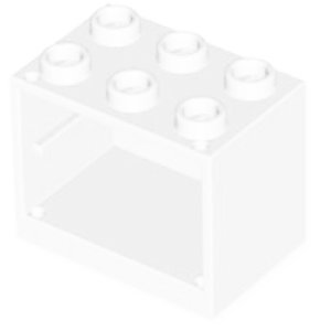 コンテナ・カップボード/ホロースタッド2x3x2（ホワイト）