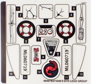 ステッカー シート・Set 70419 - (60467/6273248)