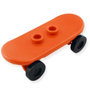 スケートボード（オレンジ）