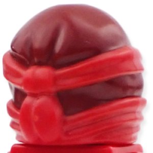 画像2: 忍者頭巾（ダークレッド/レッド・カイ） (2)