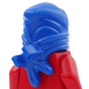 画像2: 忍者頭巾(ブルー) (2)