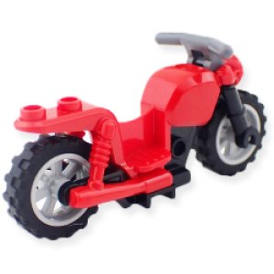 画像2: チョッパーバイク(レッド) (2)