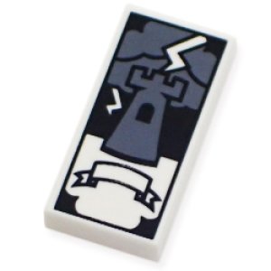 1x2タイル（タロットタワーカード）