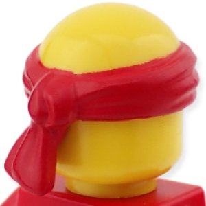 画像2: 鉢巻・坊主(レッド) (2)