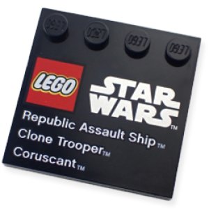 4x4タイル・エッジ スタッド（Star Wars Republic Assault Ship Clone Trooper Coruscant）
