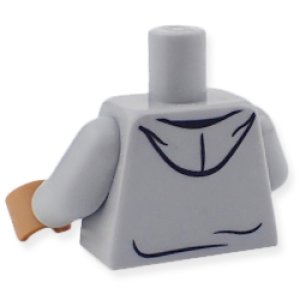 画像2: トルソー（パーカー ライトブルーイッシュグレー・トップ ダークレッド・ハンド ミディアムヌガー） (2)