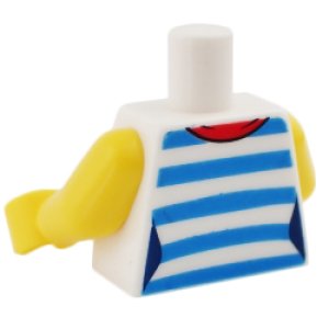 画像2: トルソー(ダークアジュール ストライプ・スカーフレッド) (2)