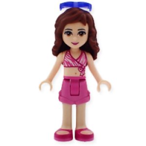 画像2: オリビア（ダークピンク ショーツ・水着トップ・ライフジャケット） (2)