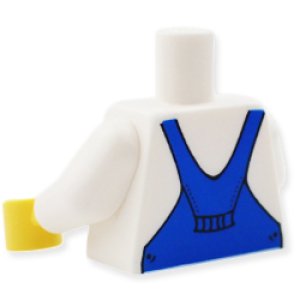 画像2: トルソー(オーバーオール Vネック ブルー・リベット ブラック) (2)