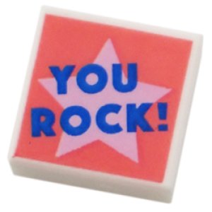 1x1タイル（YOU ROCK!）
