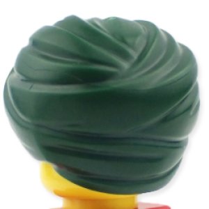 画像2: ターバン・穴無（ダークグリーン） (2)