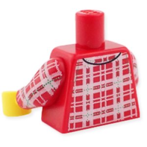 画像2: トルソー(レッド・チェック柄 シャツ・Kel) (2)