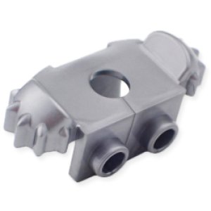 画像2: ショルダーガード・TYPE2・フロント1バック2スタッド(フラットシルバー) (2)