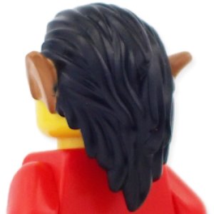 画像2: ヘア164(ブラック・ミディアムヌガー) (2)