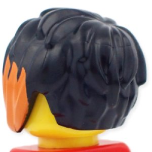 画像2: ヘア40-005(ブラック/オレンジ) (2)