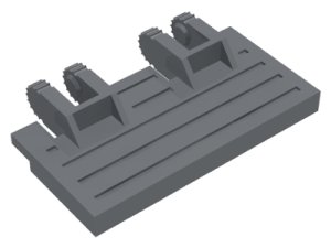 画像1: 2x4ヒンジ（トレインゲート・ロック） (1)