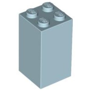 画像1: 2x2x3ブロック（ライトブルー） (1)