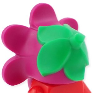 画像2: フラワーヘッドギア(マジェンタ) (2)