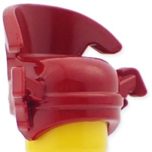 画像2: ヌート・ガンレイヘルメット(ダークレッド) (2)